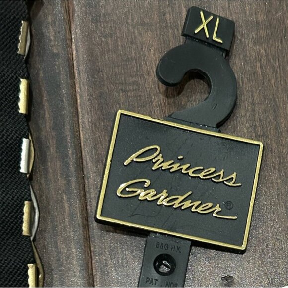 Princess Gardner Metal Disc Belt Gold Silver Sz XL Elastic Classic Stretch NWT - Picture 3 of 7
